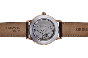 ORIENT: Mechanical Contemporary Watch, Leather Strap - 36.5mm (RA-AK0005Y)