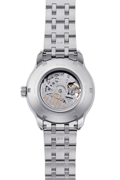 ORIENT STAR: Nowoczesny zegarek mechaniczny, metalowy pasek – 41,0 mm (RE-AV0B03B)