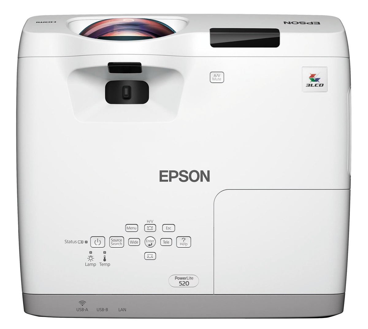 Epson EB520 Short Throw XGA 3LCD Projector Short Throw/Ultrashort