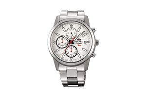 ORIENT: Quartz Sports Watch, Metal Strap - 42.0mm (KU00003W)