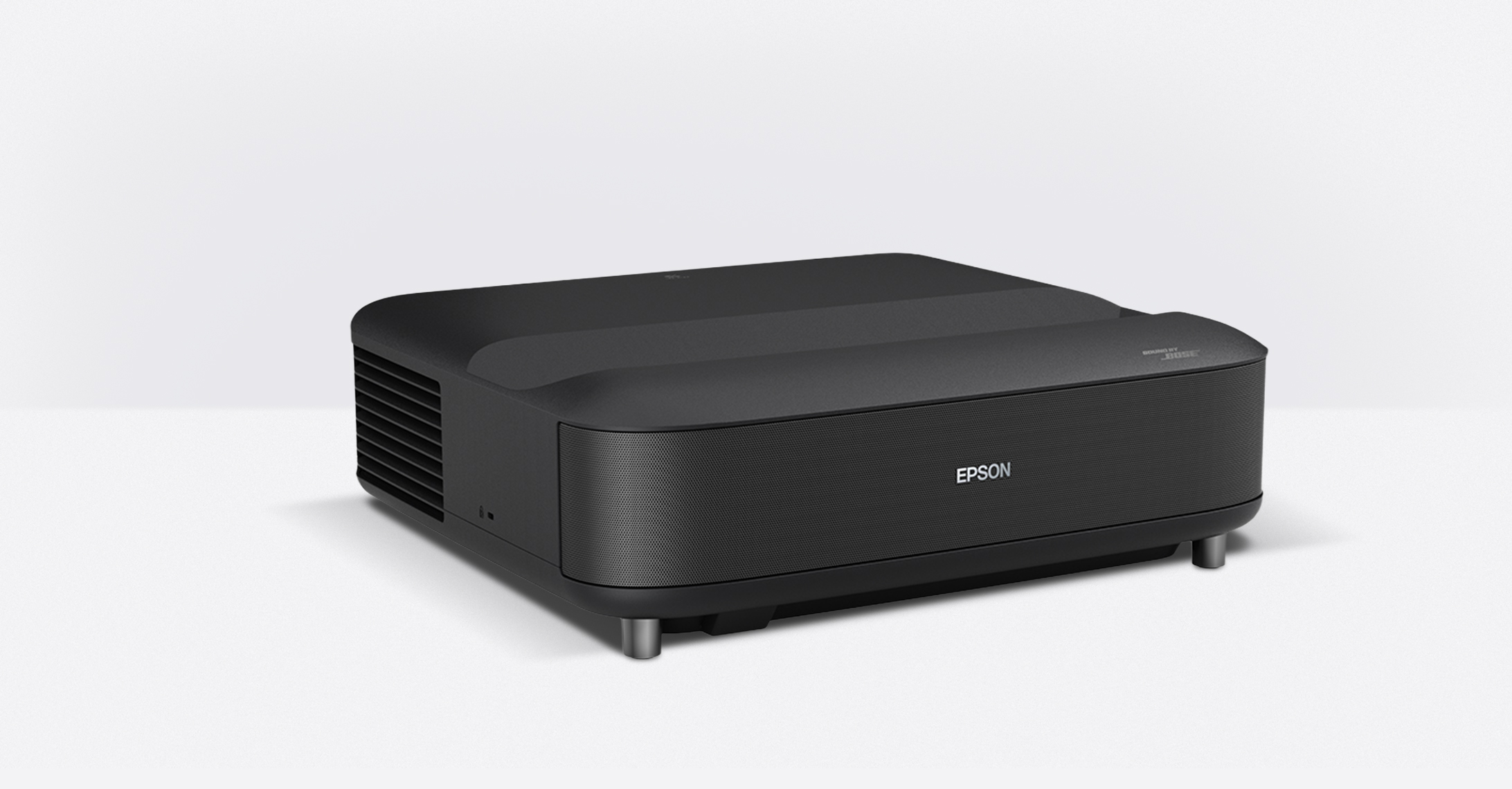 Angled view of a Lifestudio Grand projector
