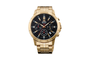 ORIENT: Quartz Sports Watch, Metal Strap - 43.9mm (KV00001B)