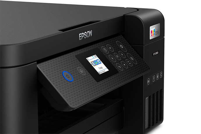 Epson EcoTank ET-2850, Imprimante multifonction Noir, Jet d'encre,  Impression couleur, 5760 x 1440 DPI, Copie couleur, A4, Noir