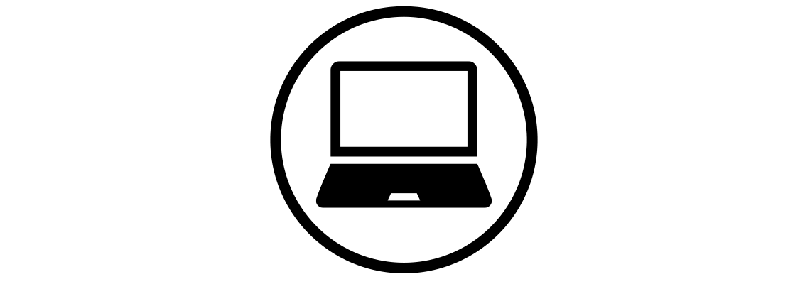 A laptop icon.