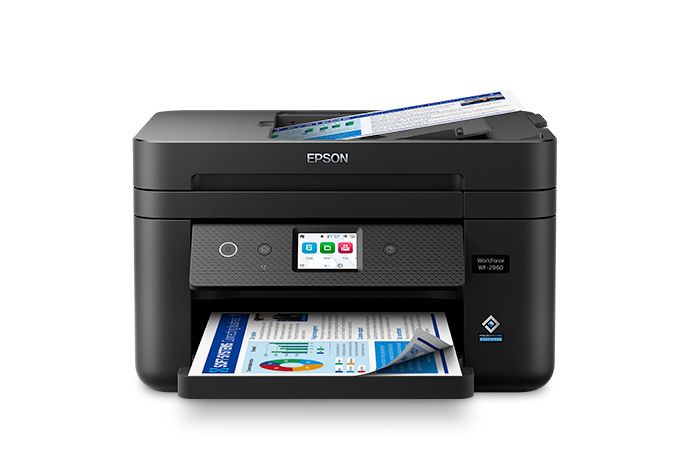 C11CK60201 | WorkForce WF-2960 Wireless All-in-One Color Inkjet Printer  with Built-in Scanner, Copier, Fax and Auto Document Feeder | Inkjet |  Printers | For Work | Epson US