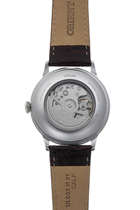 ORIENT: Mechanical Classic Watch, Leather Strap - 40.5mm (RA-AK0705R)