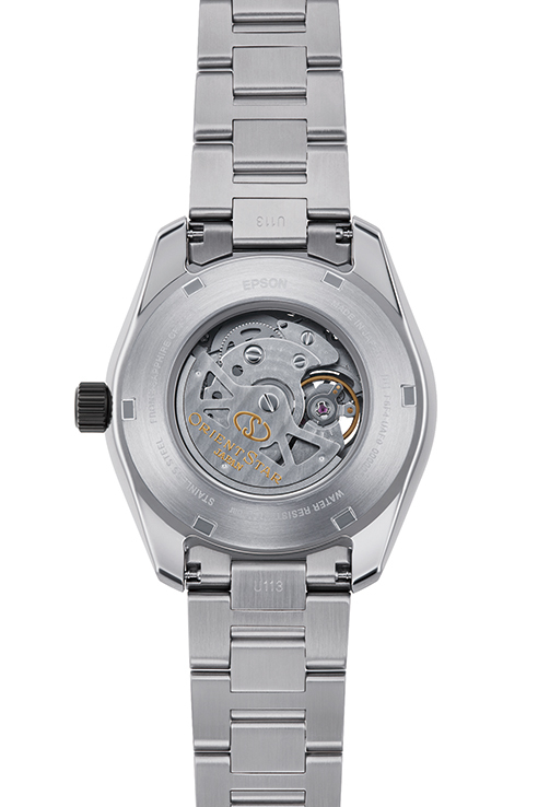 ORIENT STAR: Mechanical Contemporary Watch, Metal Strap - 42.6mm (RE-AV0A01B)