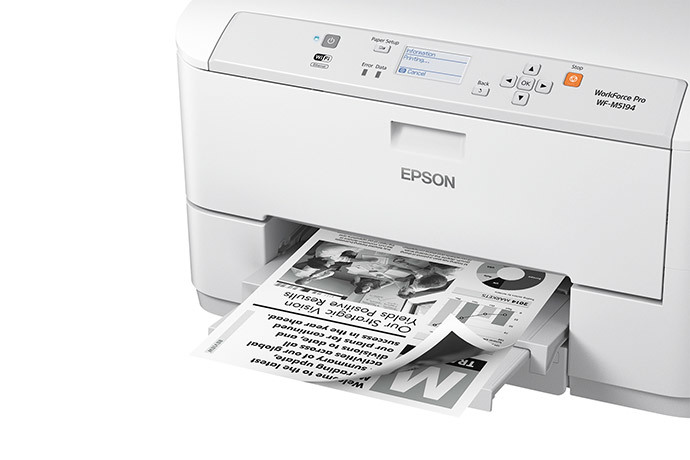 Epson WorkForce Pro WF-M5194 Workgroup Monochrome Printer - Certified ReNew