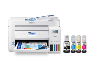 EcoTank ET-4850 Wireless Colour All-in-One Cartridge-Free Supertank Printer with Scanner, Copier, Fax, ADF and Ethernet