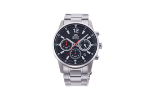 ORIENT: Kwarcowy Sportowy Zegarki, Metalowy Pasek - 42.0mm (RA-KV0001B)