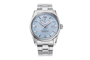 ORIENT STAR: Mechanical Contemporary Watch, Metal Strap - 38.5mm (RE-AU0109L)