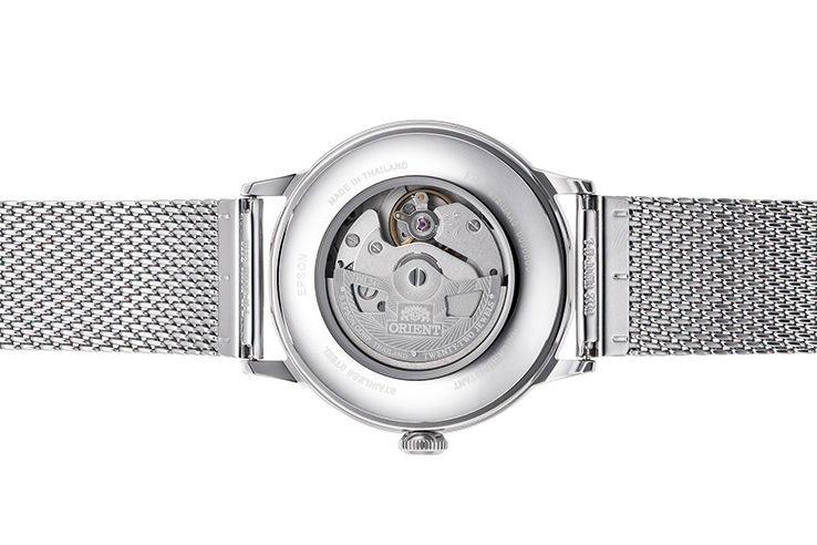ORIENT: Klassische mechanische Uhr, Metallarmband – 40,5 mm (RA-AC0018E)