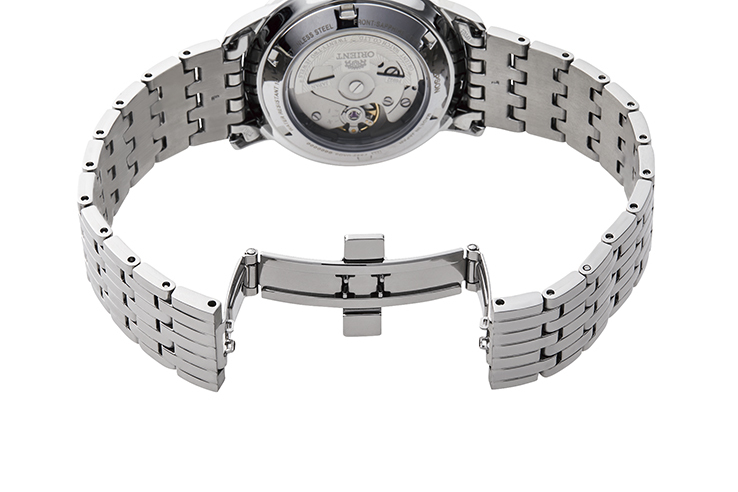 ORIENT: Mechanical Contemporary Watch, Metal Strap - 39.5mm (RA-AA0A04S)