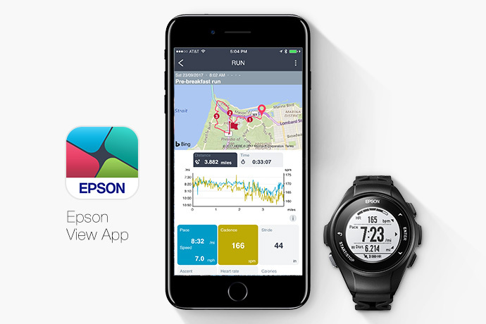 ProSense 57 GPS Running Watch - Red