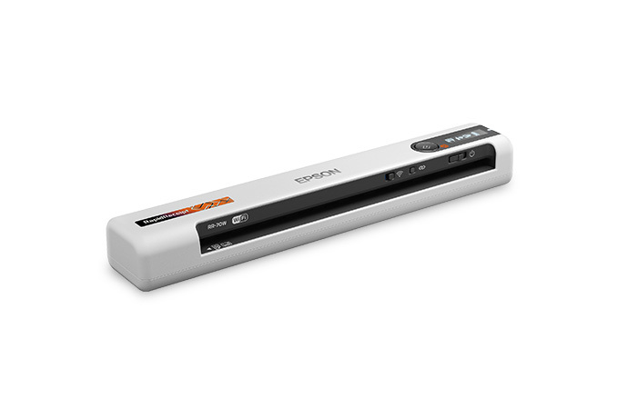 RapidReceipt mobile scanner with PC Mag Editors Choice award logo