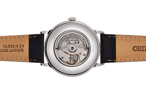 ORIENT: Mechanical Classic Watch, Leather Strap - 40.5mm (RA-AC0003S)