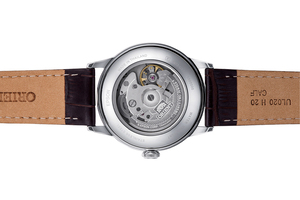 ORIENT: Mechanical Classic Watch, Leather Strap - 38.4mm (RA-AC0M04Y)