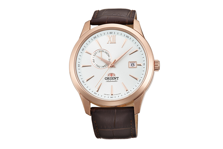 AL00004W | ORIENT: Mechanical Contemporary Watch, Leather Strap - 43 ...