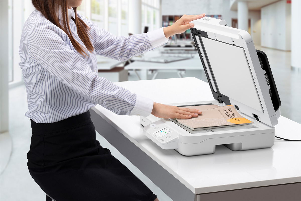 Epson DS-1760WN Network Flatbed Color Duplex Document Scanner with Wireless/Ethernet Connectivity and Auto Document Feeder