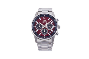 ORIENT: Kwarcowy Sportowy Zegarki, Metalowy Pasek - 42.0mm (RA-KV0004R)