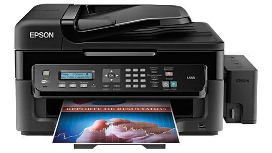 C11CC96201 | Epson EcoTank L555 All-in-One Printer | Inkjet | Printers | Work | Epson Caribbean
