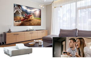 100" EpiqVision Ultra LS500 4K PRO-UHD Laser Projection TV - White