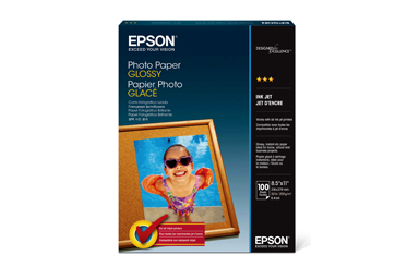 Photo Paper Glossy, 8.5" 11", sheets | US