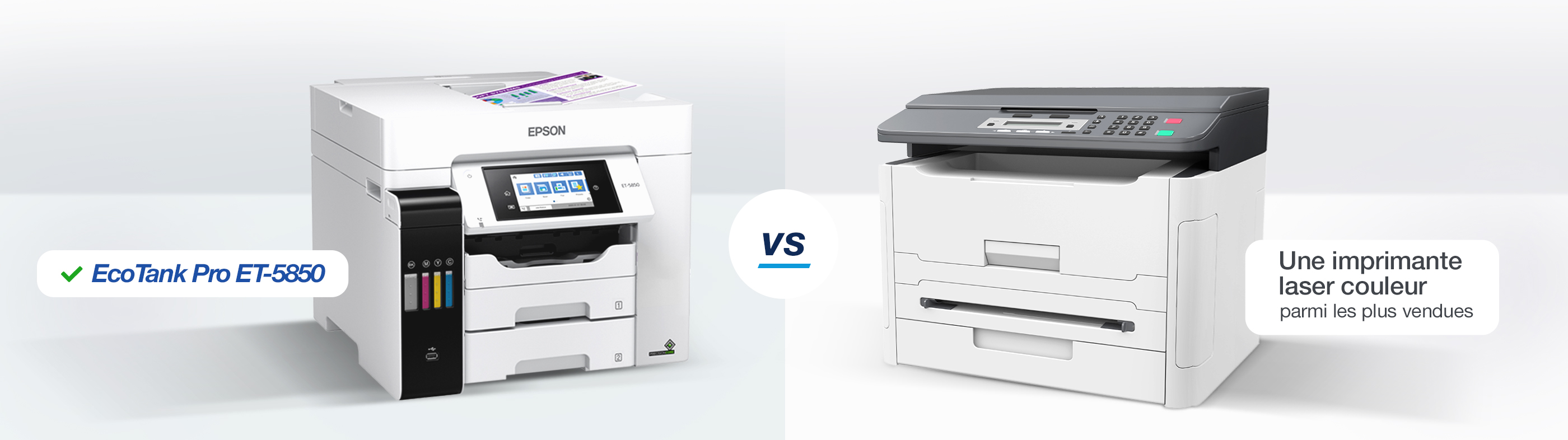 EcoTank Pro ET-5850 vs A Top Selling Color Laser Printer
