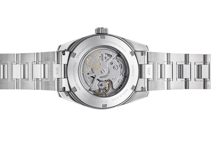 ORIENT STAR: Mechanical Contemporary Watch, Metal Strap - 38.5mm (RE-AU0110N)