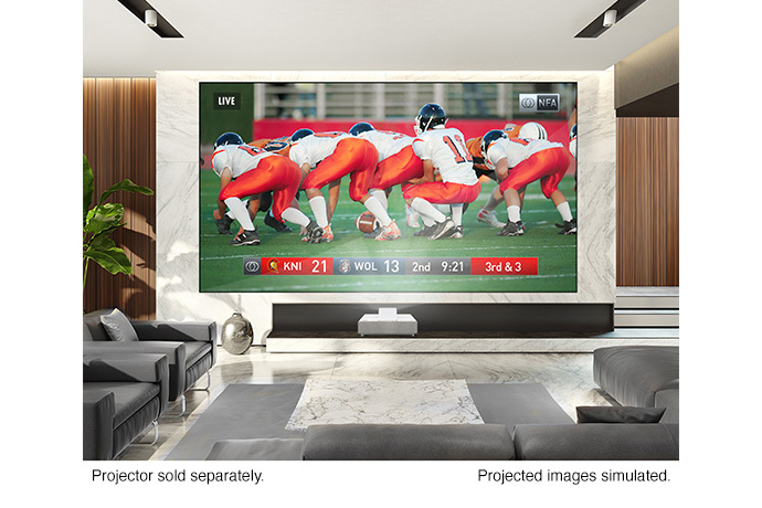 SilverFlex Ultra 100" Ambient Light Rejecting Mega Screen - Thumbnail 3