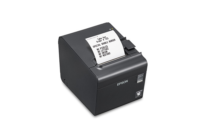 Epson OmniLink TM-L90II C31C412A7211 Dark Gray Liner-Free Compatible Direct  Thermal Label Printer - USB and Serial