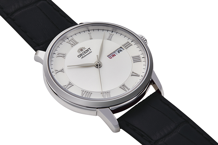 ORIENT: Mechanical Contemporary Watch, Leather Strap - 39.5mm (RA-AA0A06S)
