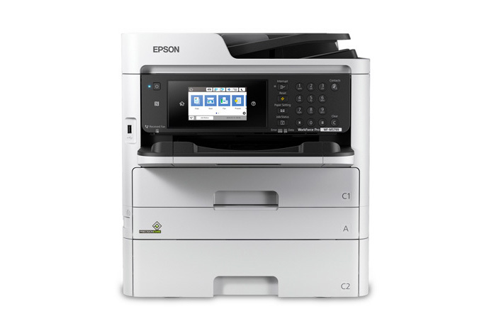 WorkForce Pro WF-M5799 Workgroup Monochrome Multifunction Printer with Replaceable Ink Pack System