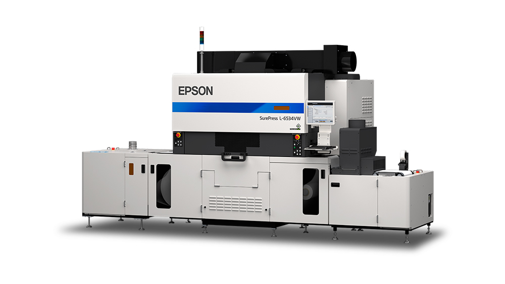 Epson SurePress L-6534VW UV Digital Label Press with Orange ink