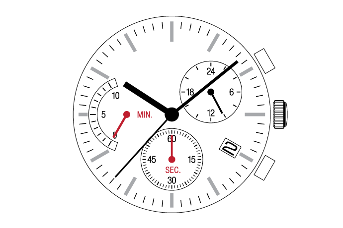 MUSCLE MOVEMENT  Chronograph  VR3J