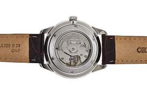 ORIENT: Mechanical Contemporary Watch, Leather Strap - 40.8mm (RA-AC0017S)