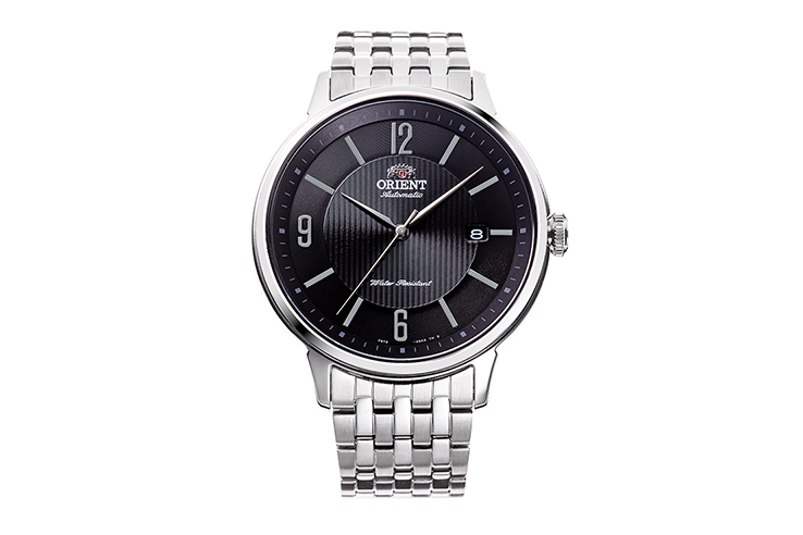 ORIENT: Mechanische Modern Uhr, Metall Band - 42.4mm (RA-AC0J08B)