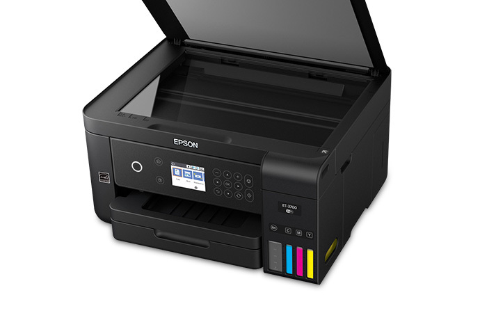 Renewed Copier and Ethernet Epson Expression ET-3700 EcoTank Wireless Color All-in-One Supertank Printer with Scanner 