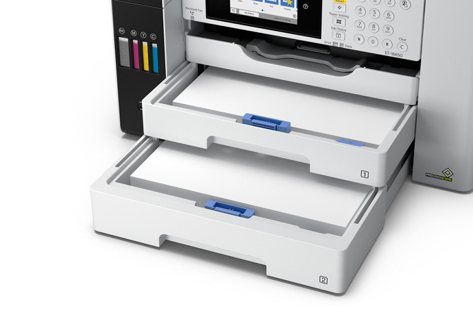 Epson EcoTank Pro ET-16650 Impresora inalámbrica de gran formato a color  todo en uno Supertank con escáner, copiadora, fax y Ethernet, color blanco