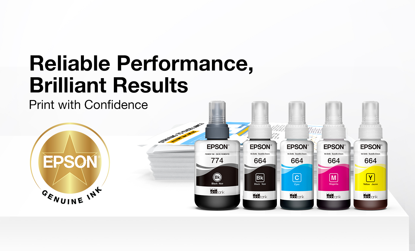 Epson 774, Black Ink Bottle, High Capacity | Epson US