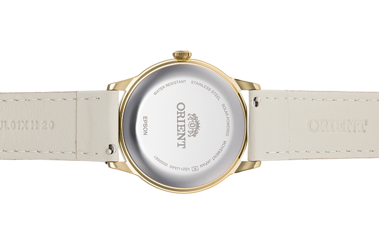 ORIENT: Quartz Classic Watch, Synthetic leather Strap - 38.4mm (RA-WK0001S)