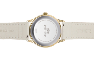 ORIENT: Quartz Classic Watch, Synthetic leather Strap - 38.4mm (RA-WK0001S)