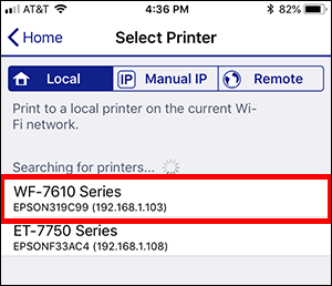 Setting Up The Epson Iprint App For Ios Epson Us