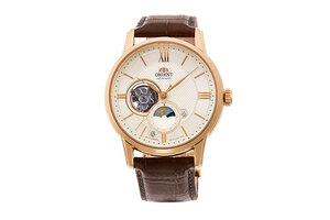 ORIENT: Mechanical Classic Watch, Leather Strap - 42.0mm (RA-AS0010S)