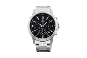 ORIENT: Quartz Sports Watch, Metal Strap - 43.9mm (KV00003B)