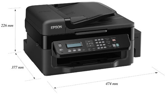 STAMPANTE EPSON ECOTANK L555 MULTIFUNZIONE INK-JET 4-IN-1 A COLORI WI