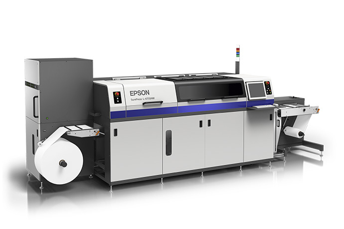 Prensa Digital de Etiquetas Epson SurePress L-4733AW con Tinta Blanca