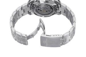 ORIENT STAR: Mechanical Contemporary Watch, Metal Strap - 39.3mm (RE-AT0002E)