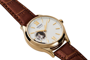 ORIENT: Mechanical Contemporary Watch, Leather Strap - 35.6mm (RA-AG0024S)