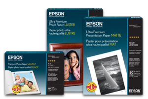 EPSON Premium Presentation Paper Matte, Double-sided- 8.5in x 11in